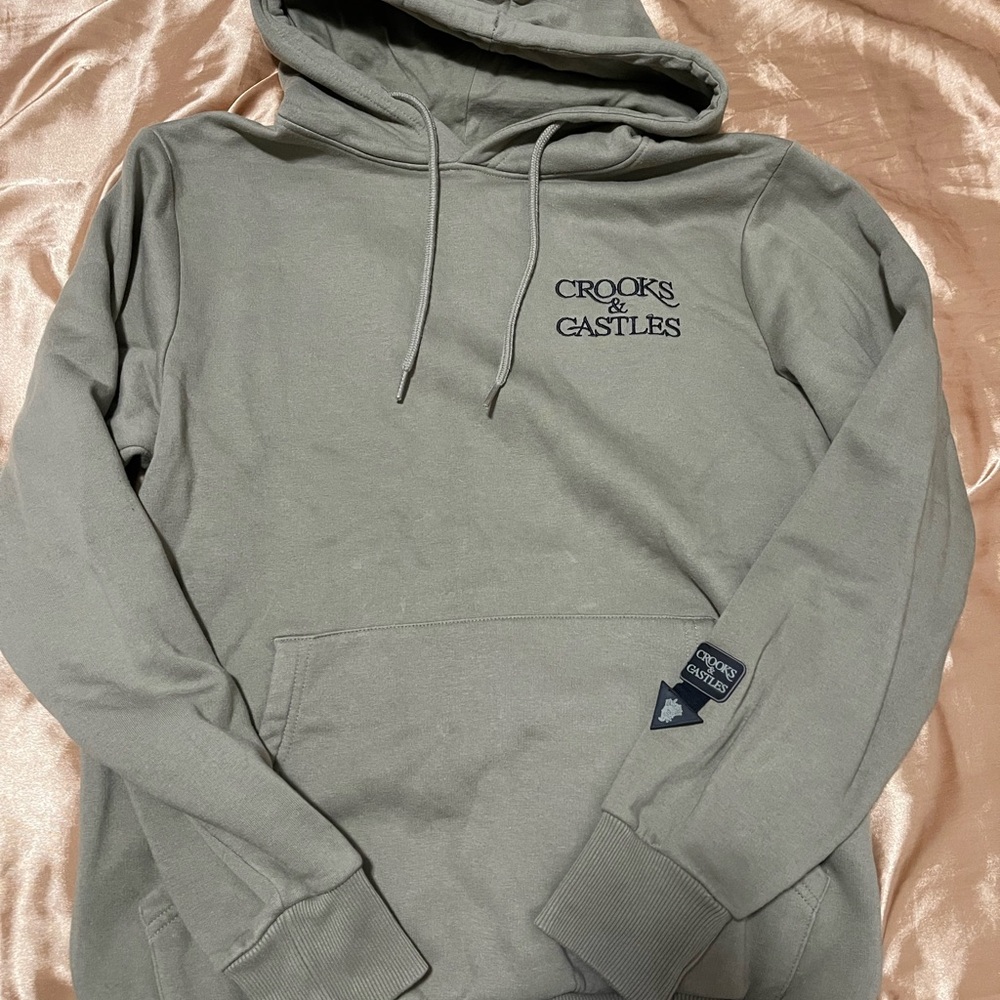 Crooks & Castles Men's Green Hoodie